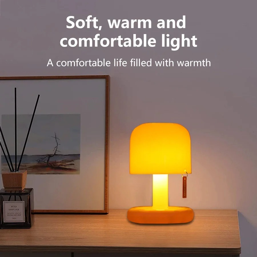 Solnedgang nattlys ledet bordlampe mini usb oppladbar skrivebord nattbord soverom bar rominnredning atmosfære stemningslys minimalistisk