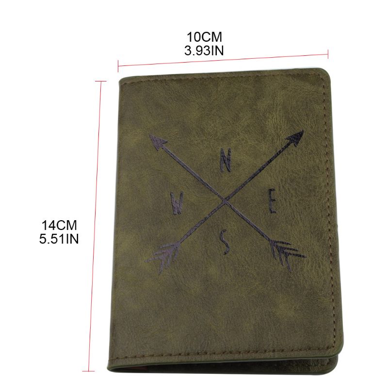 Multifunktionale Reisepass Ich würde Karte Abdeckung Halfter fallen Schutz Organizer D0LF