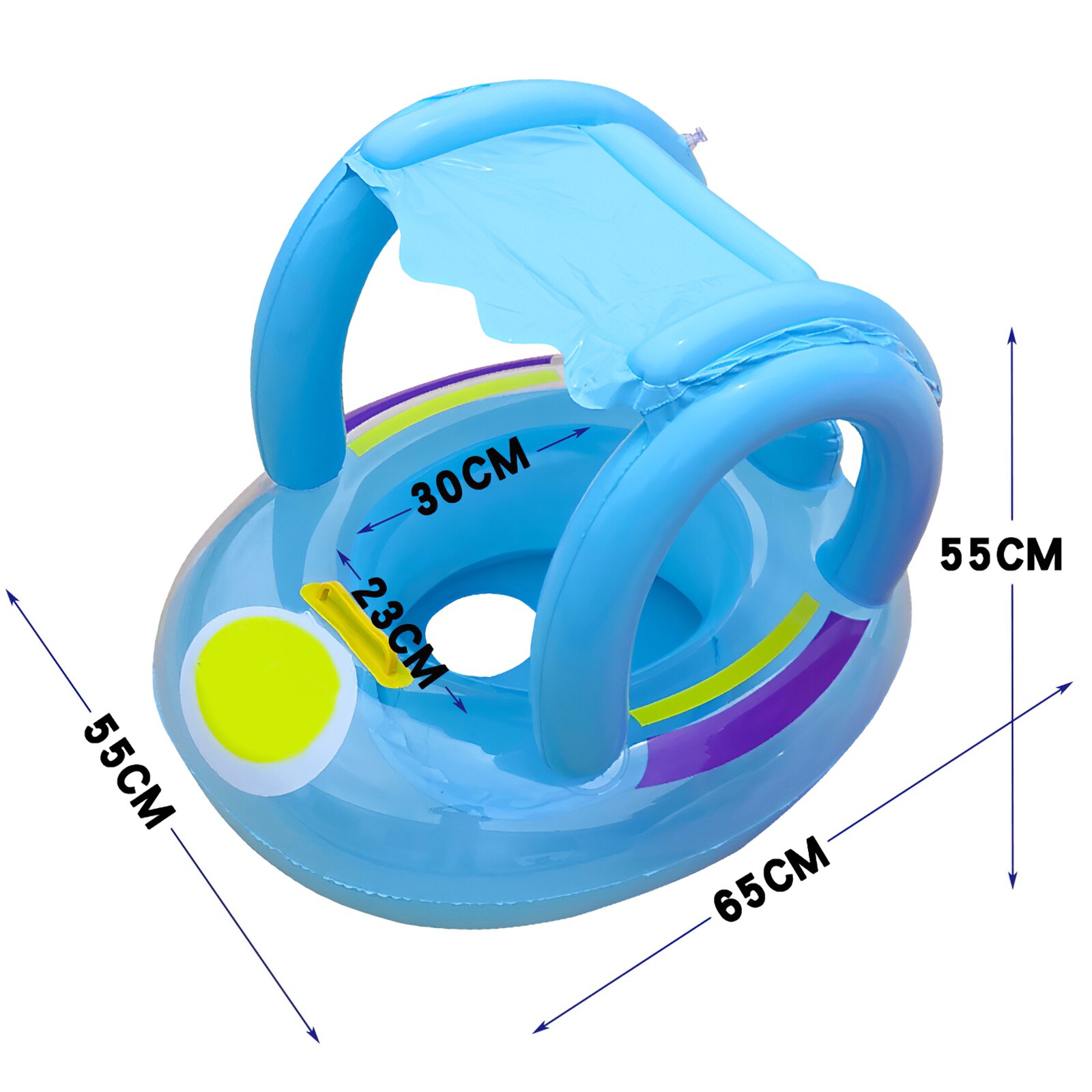 draussen Aufblasbare Schwimmen Schwimmer Schwimmen Ring Einfach Zu Bedienen Schattierung Baby Flotation Sitz Sicherheit Schwimmbad schweben