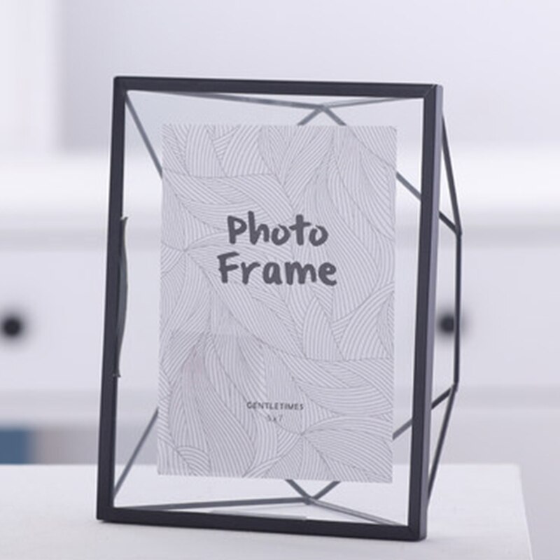 Simple Nordic Metal Photo Frame Wrought Iron Painting Picture Poster Bracket Ornaments DIY Family Decorative Y5JC