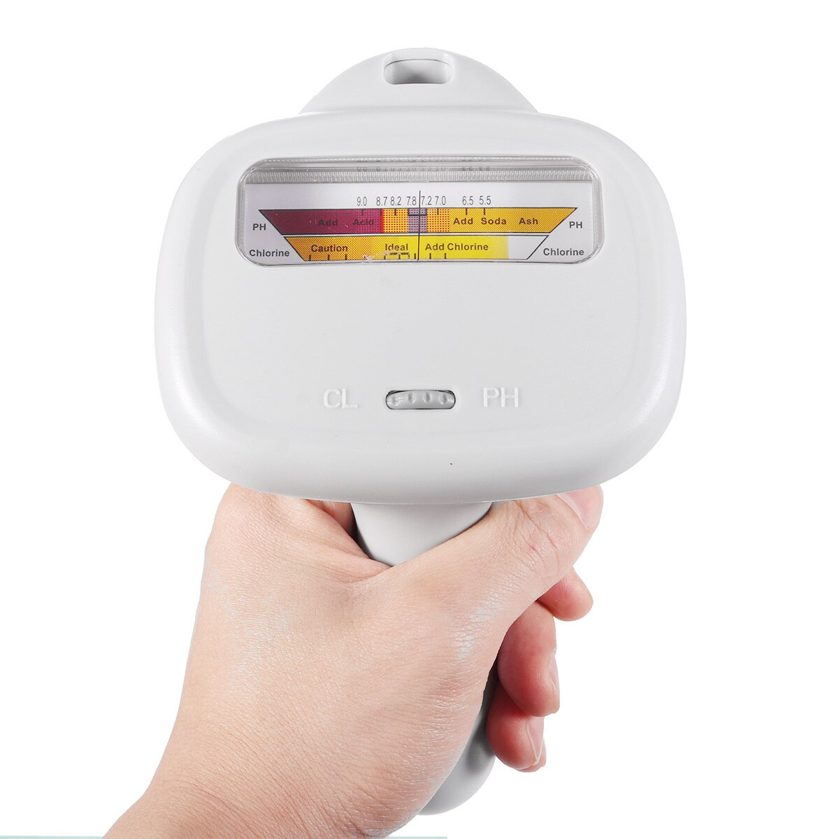 Vattentestare ph klornivå bärbar ph-mätare simbassäng spa bärbar ph-testmonitor pooltestenhet 2 in 1
