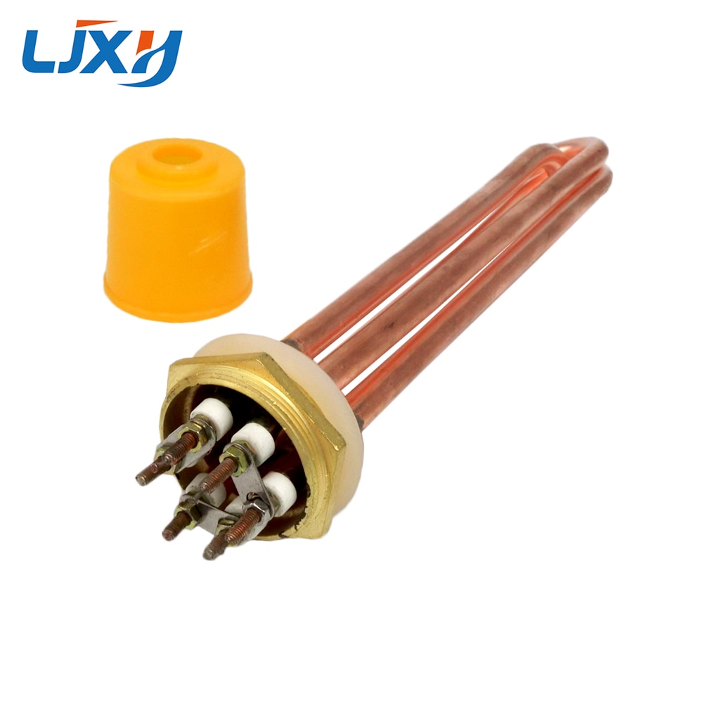 Copper Tube 110V/220/380 Water Heating Element withDN32/1.2inch Copper Thread for Thermostat Water Heater 3KW/4.5KW/6KW/9KW/12KW