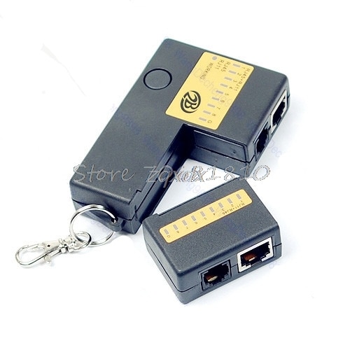 super mini nettverk lan kabel metalltråd katt 5 rj11 rj45 tester