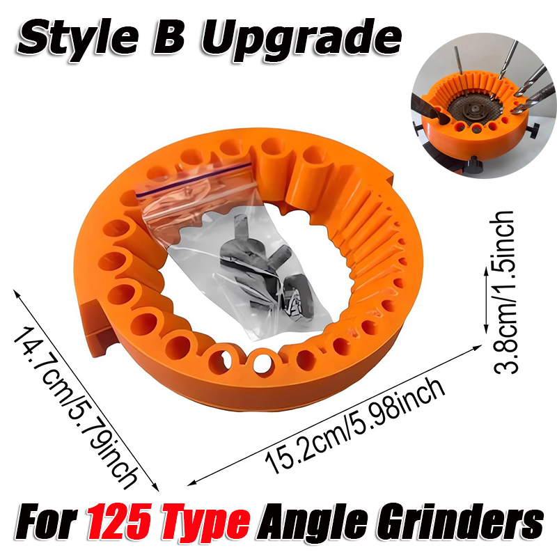 Drill Bit Sharpener Upgrade Multipurpose Drill Sharpener Angle Grinder Drill Bit Sharpener Power Drill Bit Grinding Tool: dark green