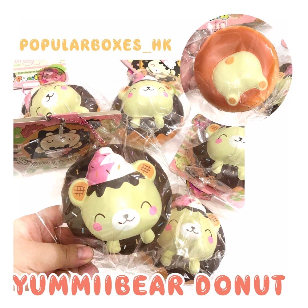 Creamiicandy yummiibear donut squishy Langzaam Stijgende Speelgoed