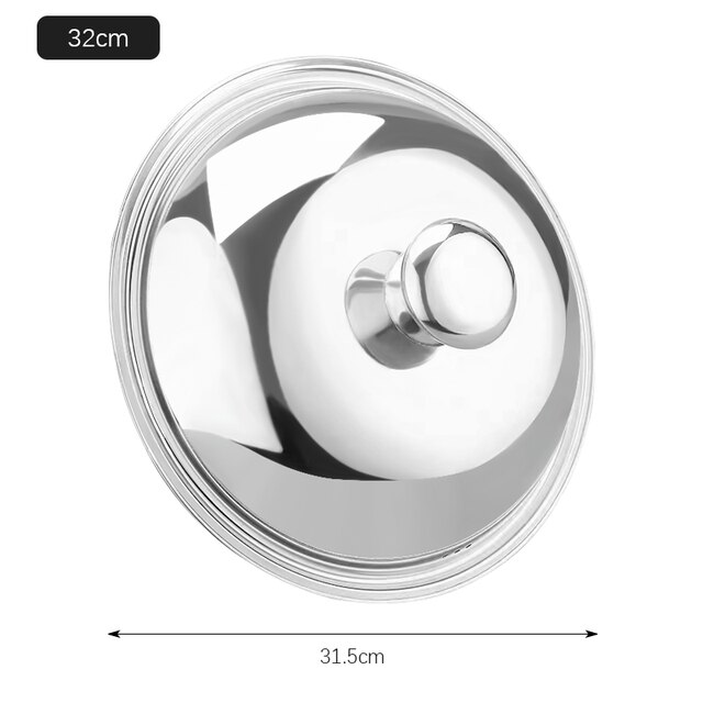 Iron Wok Traditional Cookware Iron Wok Non-stick Pan Non-coating Pan: 32cm pan cover