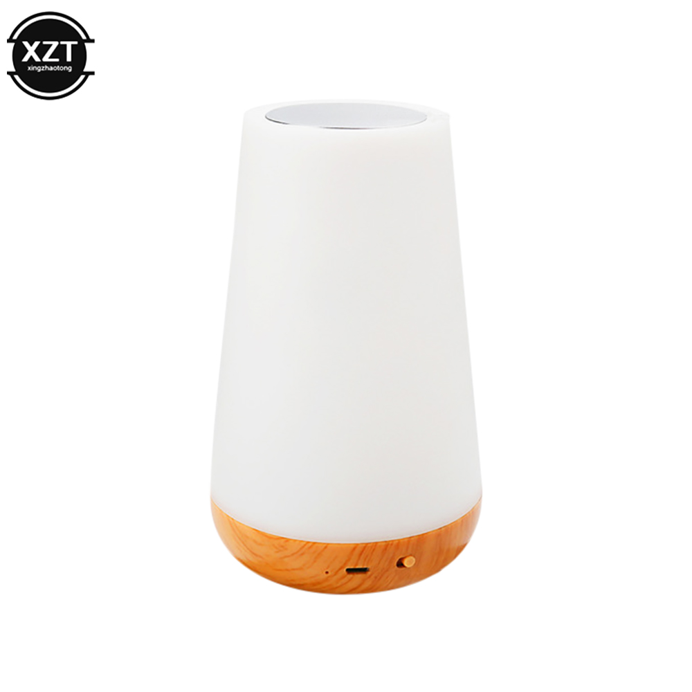 Luz Noturna RGB Portátil com Controle Remoto, 7 Mudanças de Cor, Regulável, Toque, Mesa, Lâmpadas de Cabeceira, USB Recarregável: Default Title