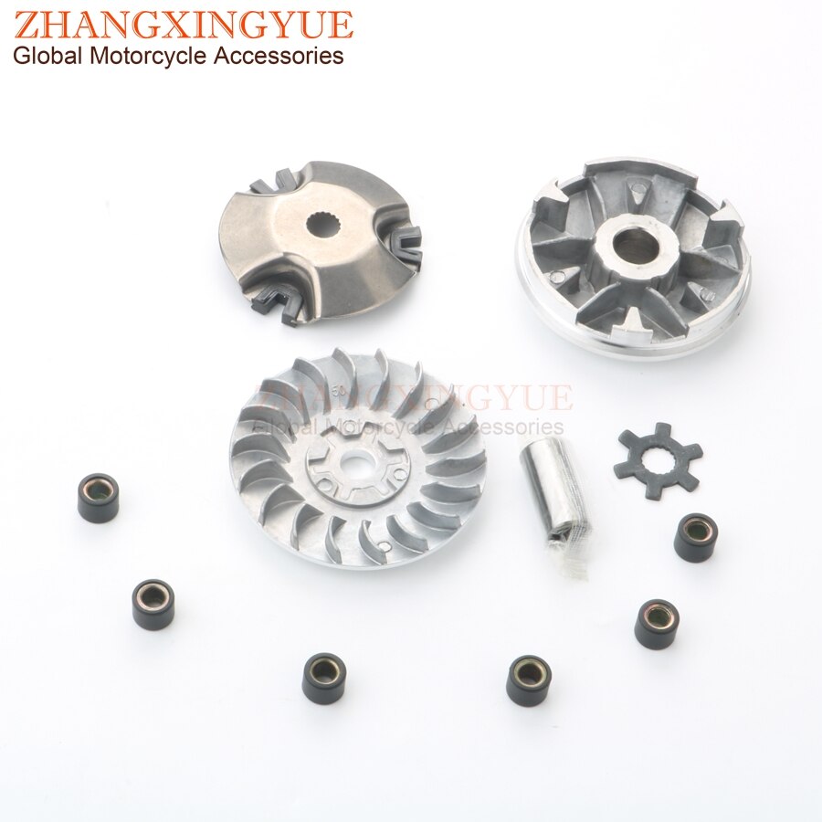 Scooter Variator kit & 13mm Star Washer for Minarelli MBK MachG 50 Nitro Naked Ovetto 50 Stunt Naked 50cc AC LC 2-stroke