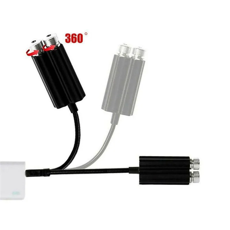 USB Sterrenhemel Lamp LED Interieur omgevingsverlichting Autodak projector licht rood blauw Romantisch Babysbreath Led Sfeerlicht 5v