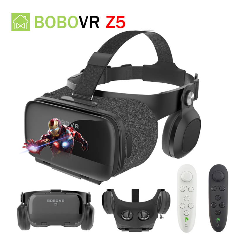 Original BOBOVR Z5 VR 3D lunettes stéréo Google carton réalité virtuelle VR casque de téléphone casque pour 4.7-6.2 'téléphone portable