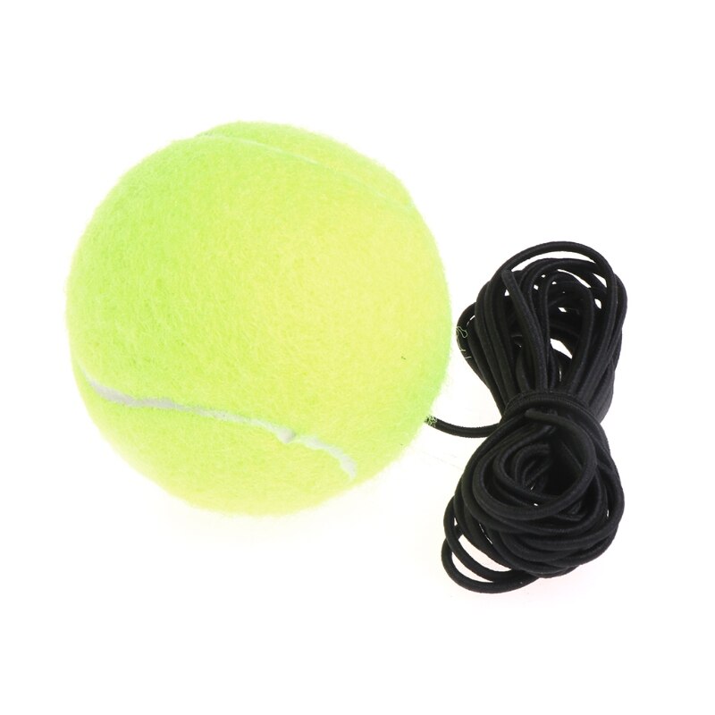 Balles de Tennis résilience verte exercice cordon en caoutchouc élastique rebond 875D