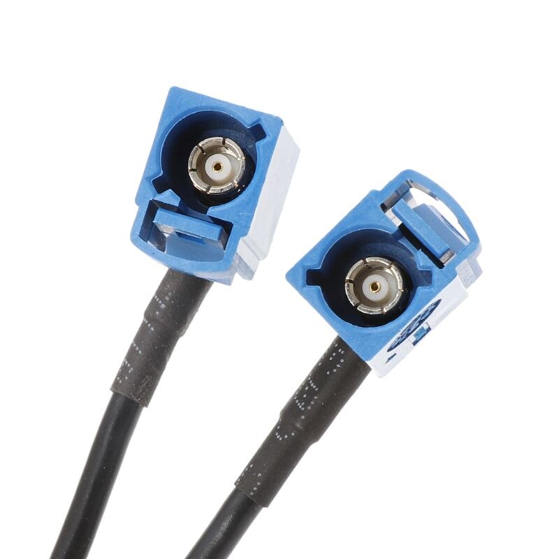Fakra C Male Plug To 2 x Fakra C Female Jack RG174 Y Type Splitter Combined Cable