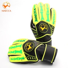 Los nuevos niños espesar látex guantes de portero de fútbol objetivo antideslizante transpirable guantes niños