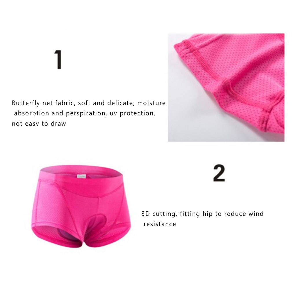 Vrouwen Fietsbroek Fiets Korte Broek Siliconen Kussen Rijden Fiets Ondergoed