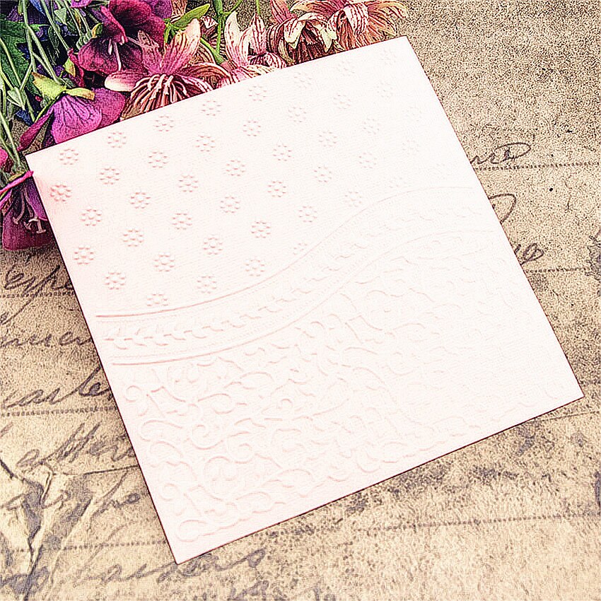 plastic three flower template craft card making paper card album wedding decoration clip art relief clip Embossing folders