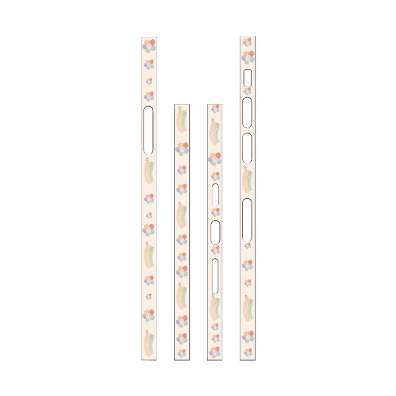 Pvc Soft Frame Sticker Beschermers Voor Iphone 12 11 Pro X Xs Max 8 Plus Grens Side Film Stickers Ultra-Dunne Iphone Case Covers: B