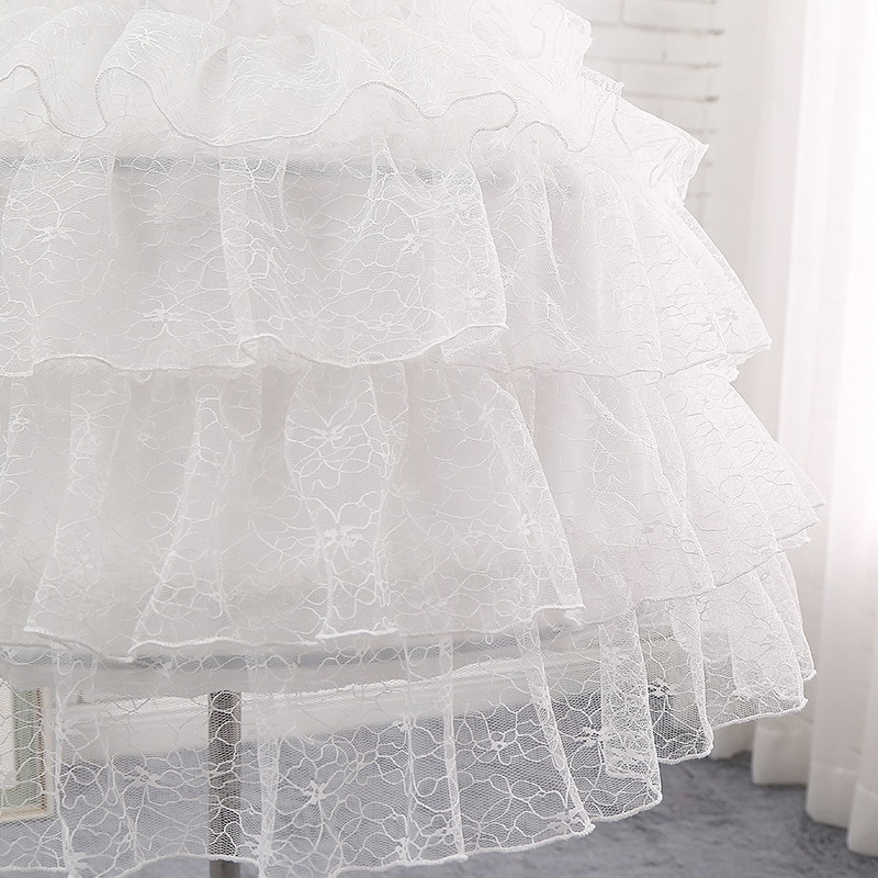 Super Puffy Lolita Hoop Petticoat Short Crinoline Cosplay Underskirt