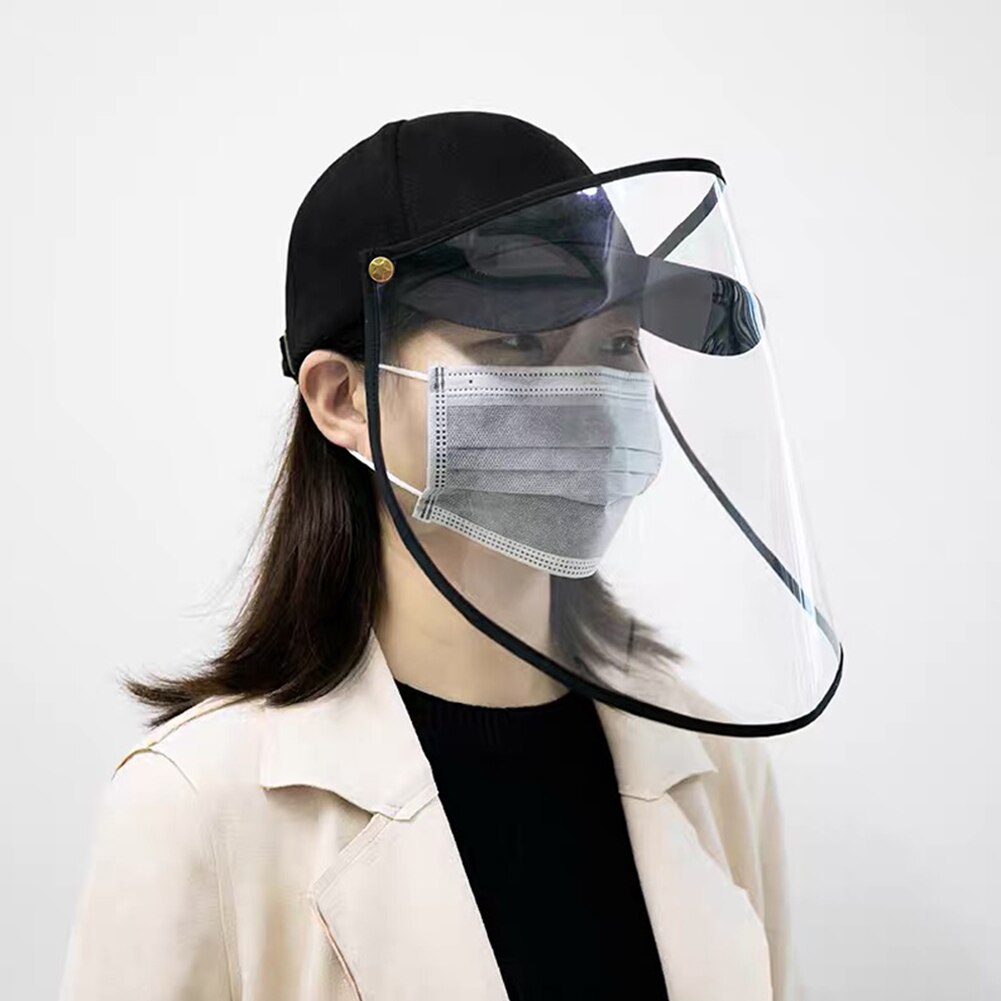 Anti-condens honkbalpetten afneembare beschermhoes unisex uv-bescherming pet stofdicht outdoor winddicht vizier pet