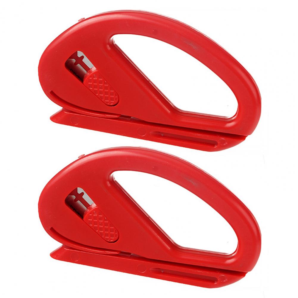 Coupe-papier d'emballage Snitty, coupe-Film vinyle de sécurité, outil de coupe en Fiber de carbone, coupe-enveloppe, outils de teinte pour fenêtre de voiture, 1/2 pièces: YELLOW
