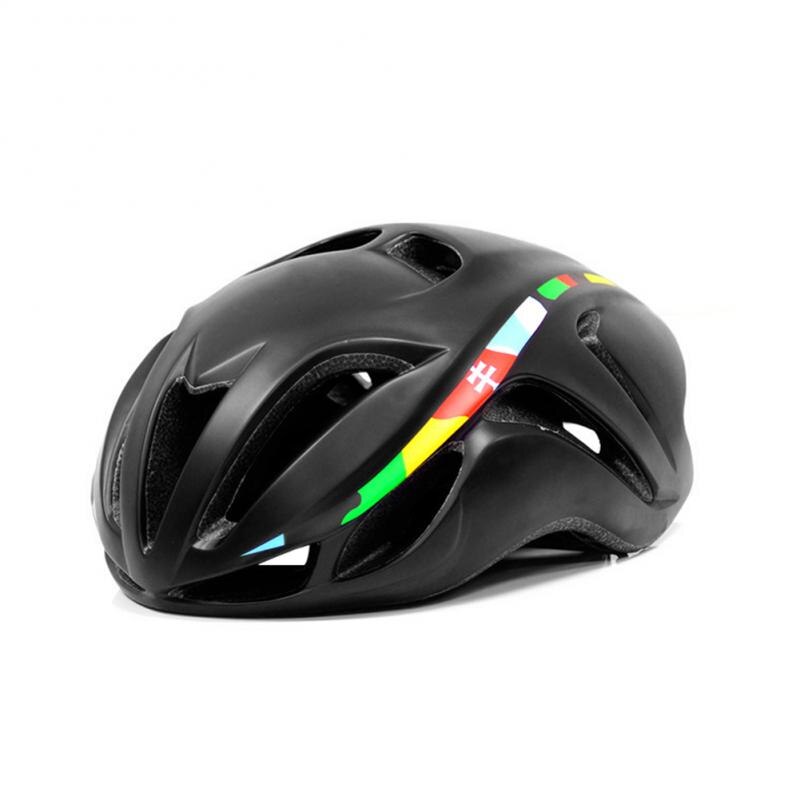 Ultraleicht Fahrrad Helme matt Schwarz Männer Frauen Fahrrad Helm Berg Rennrad Angeformten Radfahren Sicherheit Helme: schwarz 02