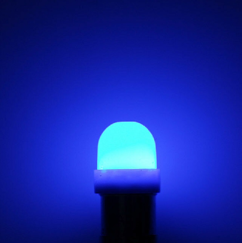 Ac6.3v bajonet led flipperspil lyspærer erstatning for glødepærer  #1893 #44 #47 #1847 brugt i receivere  sa500 600: Blå