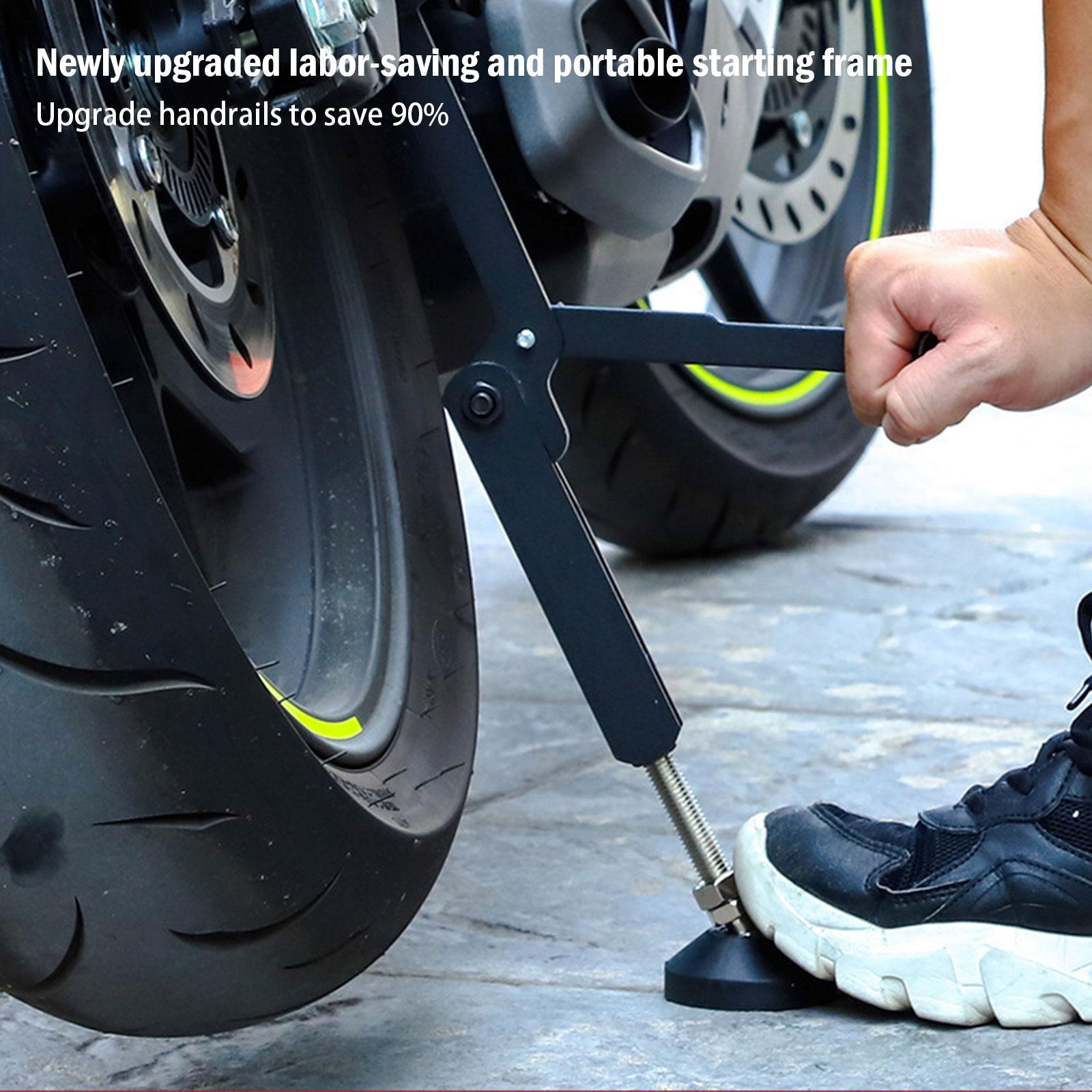 Telaio di supporto di sollevamento pieghevole per moto bracciolo esteso indipendente supporto di sollevamento pieghevole telaio stabile per gru per moto
