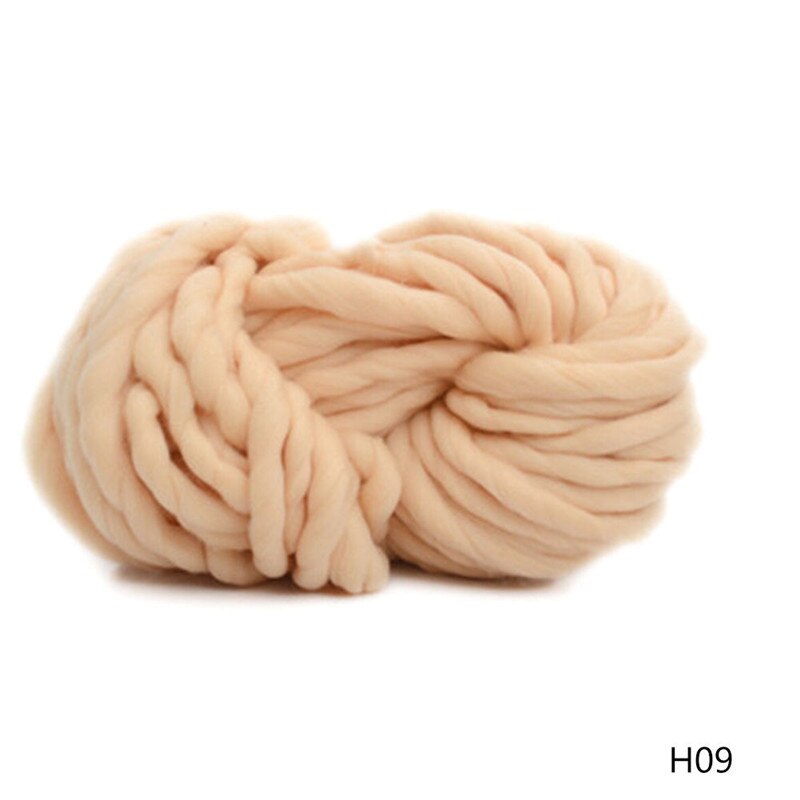 Wool Alternative Chunky Yarn DIY Bulky Arm Knitting Blanket Hand Knitting Spin Yarn: F