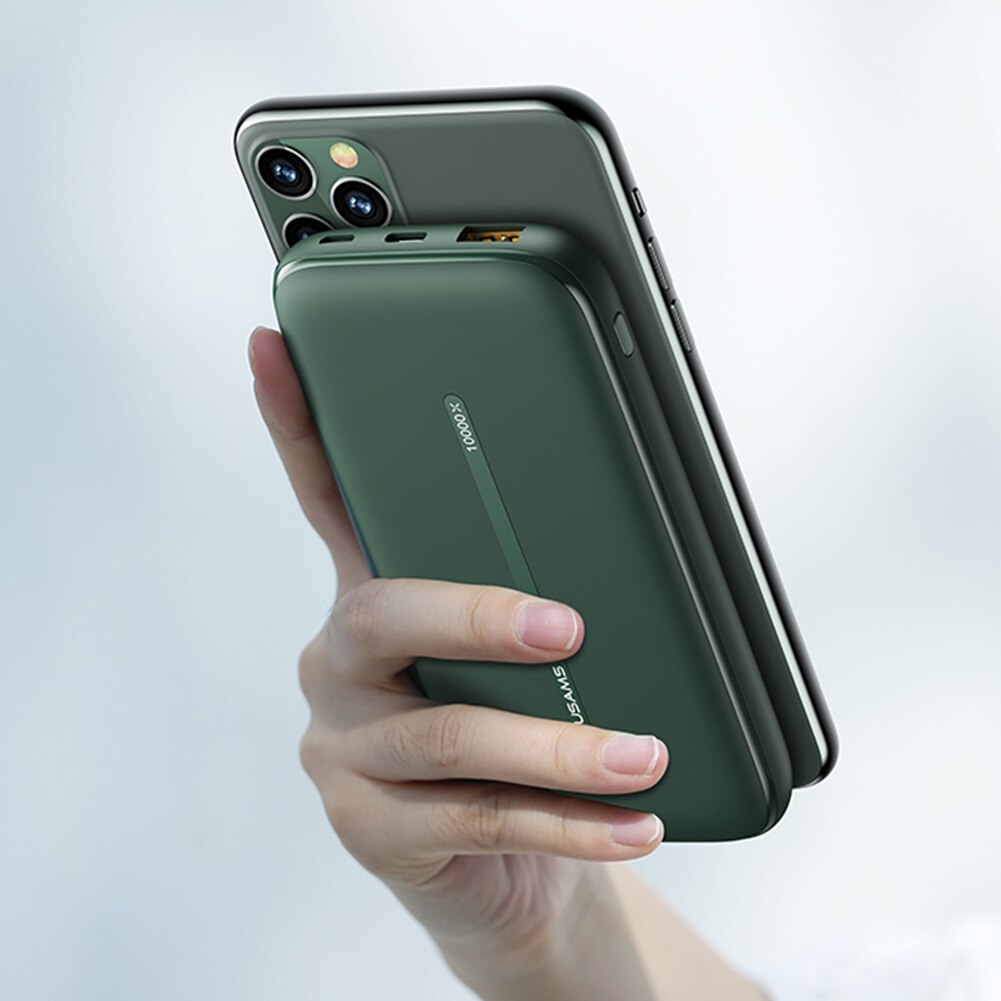 Wireless Charger Portable Suction Fast Charging Power Bank 10000mAh Quick Charging Wireless Charger Mobile Phone Accessories