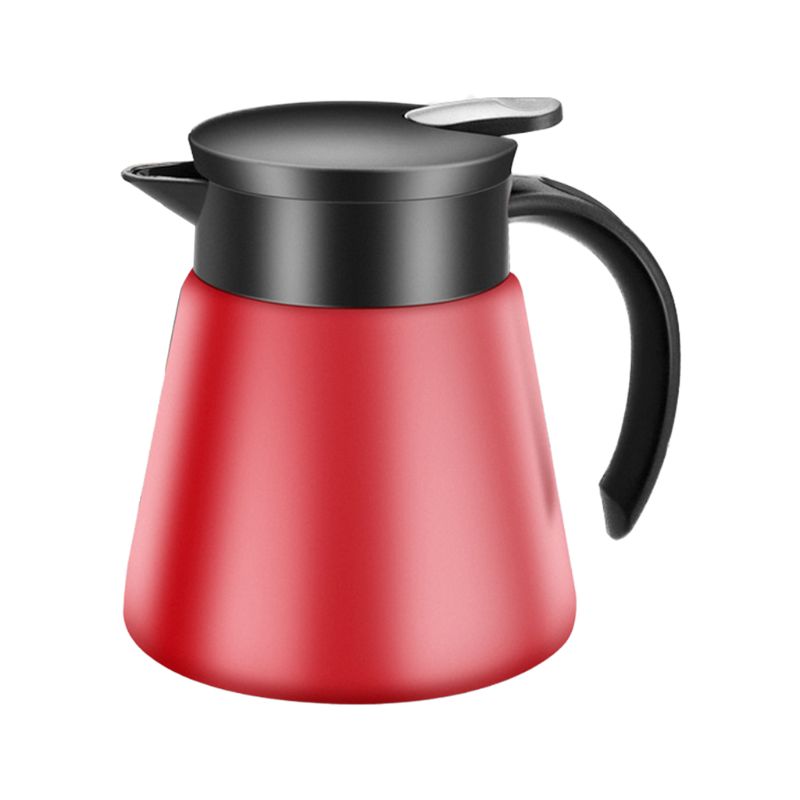 680/880Ml Rvs Dubbelwandige Thermoskan Geïsoleerde Koffie Pot Thermos Melk Thee Water Waterkoker