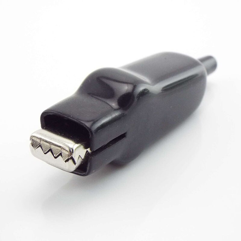 2pcs 20A Sheathed Alligator Clips Electrical DIY Test Leads Cable Alligator Double-Ended Crocodile Roach Electrical Jumper Wire