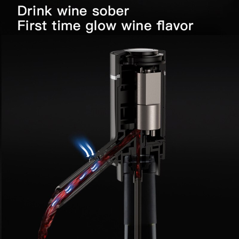Przenośny inteligentny elektryczny dozownik wina automatyczny czerwony nalewak robić wina dozownik jednodotykowy USB akumulator akcesoria barowe idealne prezenty