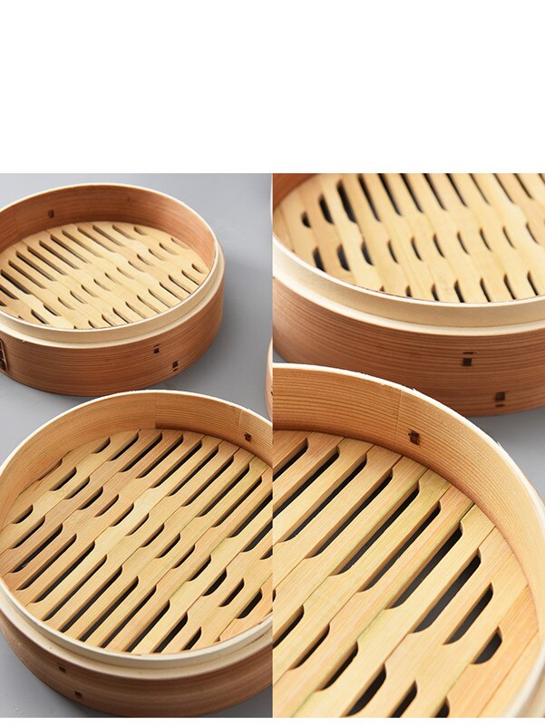 The small steamed bun steamer wooden household pastry buns early steamer rack cage