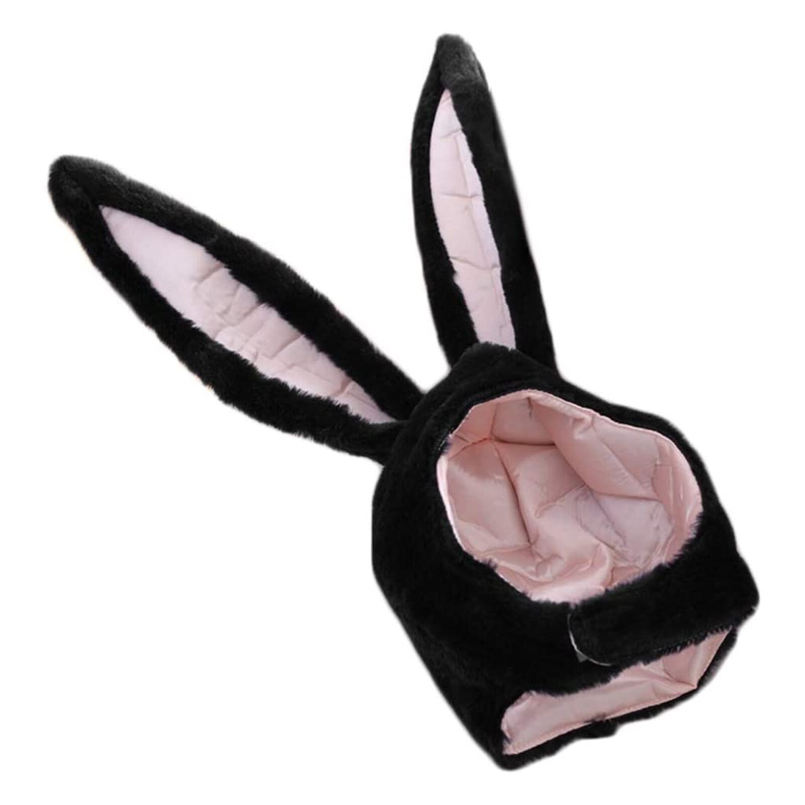 Cute Girls Hat Plush Rabbit Bunny Ears Hat Earflap Cap Head Warmer Photo Supplies Hat with earflaps bunny hat Headgear Hats: B