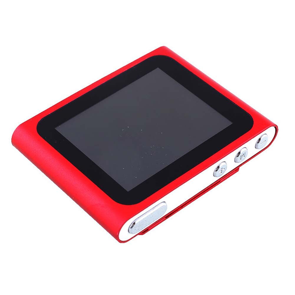 Portable 1.8 Inch LCD Screen Display MP4 Player 6th Generation Music Media Video Movie FM Radio MP4 Player With clip