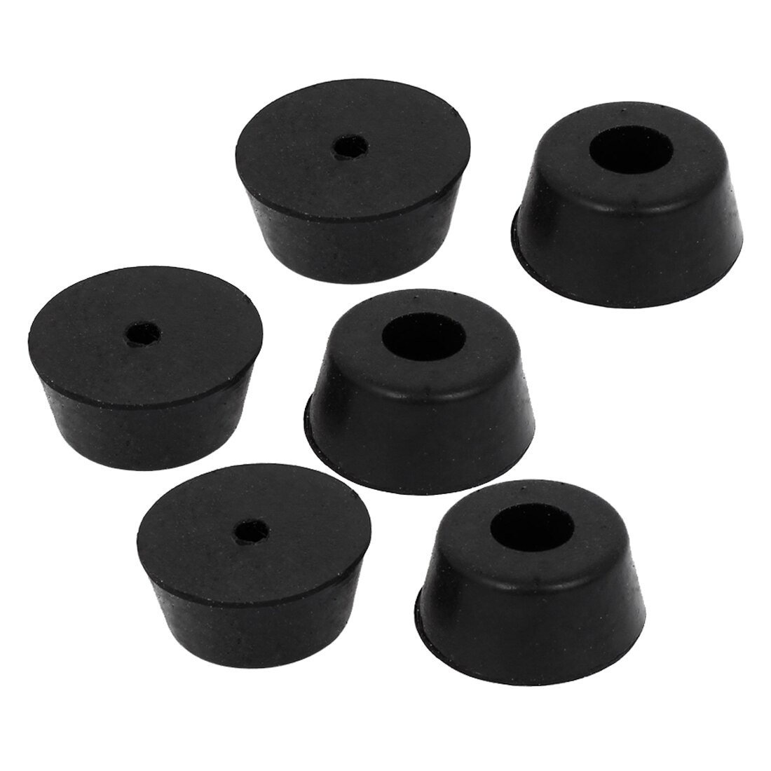 Phfu møbler sklisikre koniske gummiføtter skive 22mm x 10mm 12 stk