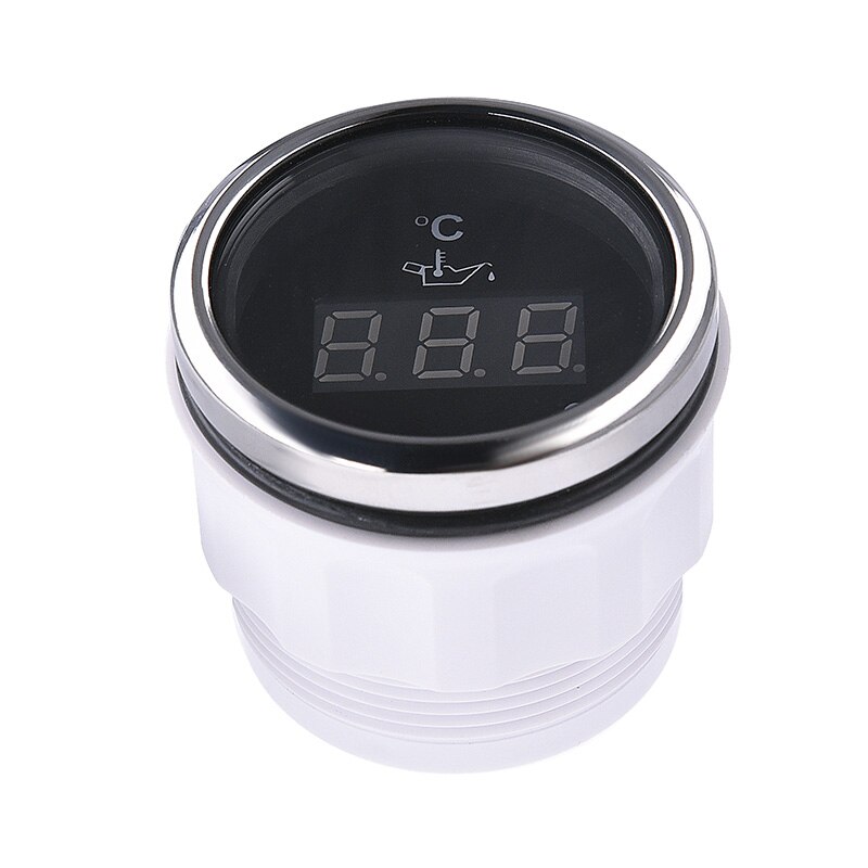 Universele Digitale Temperatuurmeter Voor Auto Motorfiets 52Mm Olie Temp Meter 50 ~ 150 Celsius Olie Temperatuur indicator12V