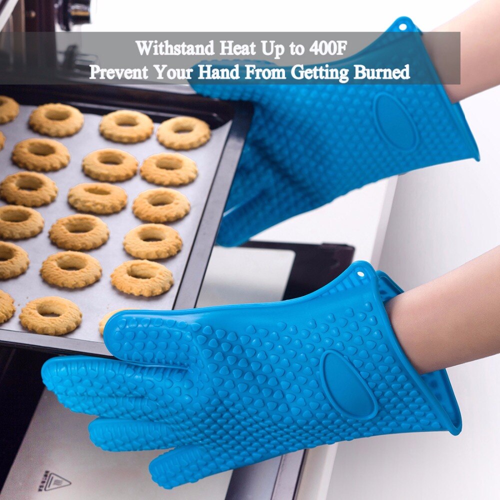 Gant de cuisson en Silicone | 1 pièce, résistant à la chaleur, gant de cuisson, gant de cuisson, gant de cuisine pour micro-ondes