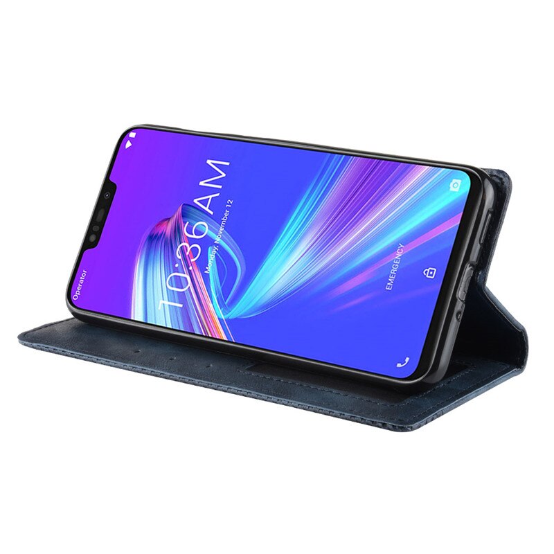Voor Asus Zenfone Max M2 ZB633KL Case Asus X01AD Case Flip PU Lederen Telefoon Case Voor Asus ZB633KL ZB ZB633 633 633KL KL Cover 6.3