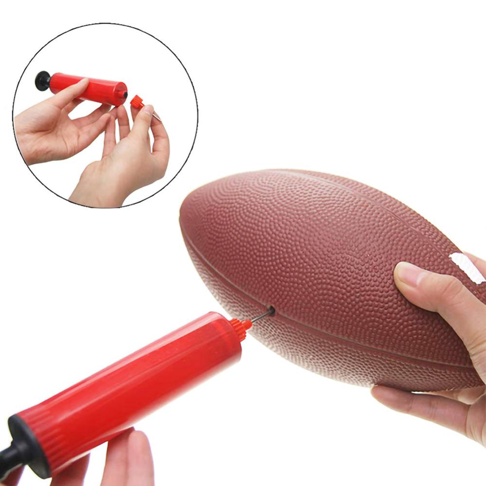 1pc de la PU suave balón de Rugby de espuma marrón Anti-estrés Rugby fútbol pelota de juguete adiestramiento al aire libre fútbol americano para aliviar el estrés