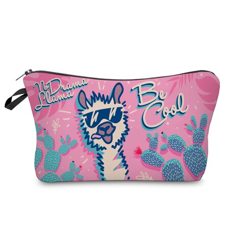 Jom Tokoy Cosmetische Organizer Tas Make Up Afdrukken Alpaca Cosmetische Tas Mode Vrouwen Make-Up Tas Hzb924: Default Title