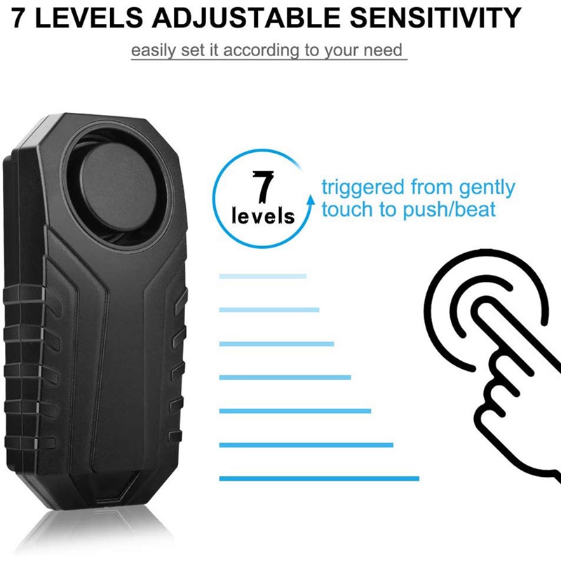 113DB sans fil Anti-vol Vibration moto vélo alarme étanche sécurité vélo alarme avec télécommande