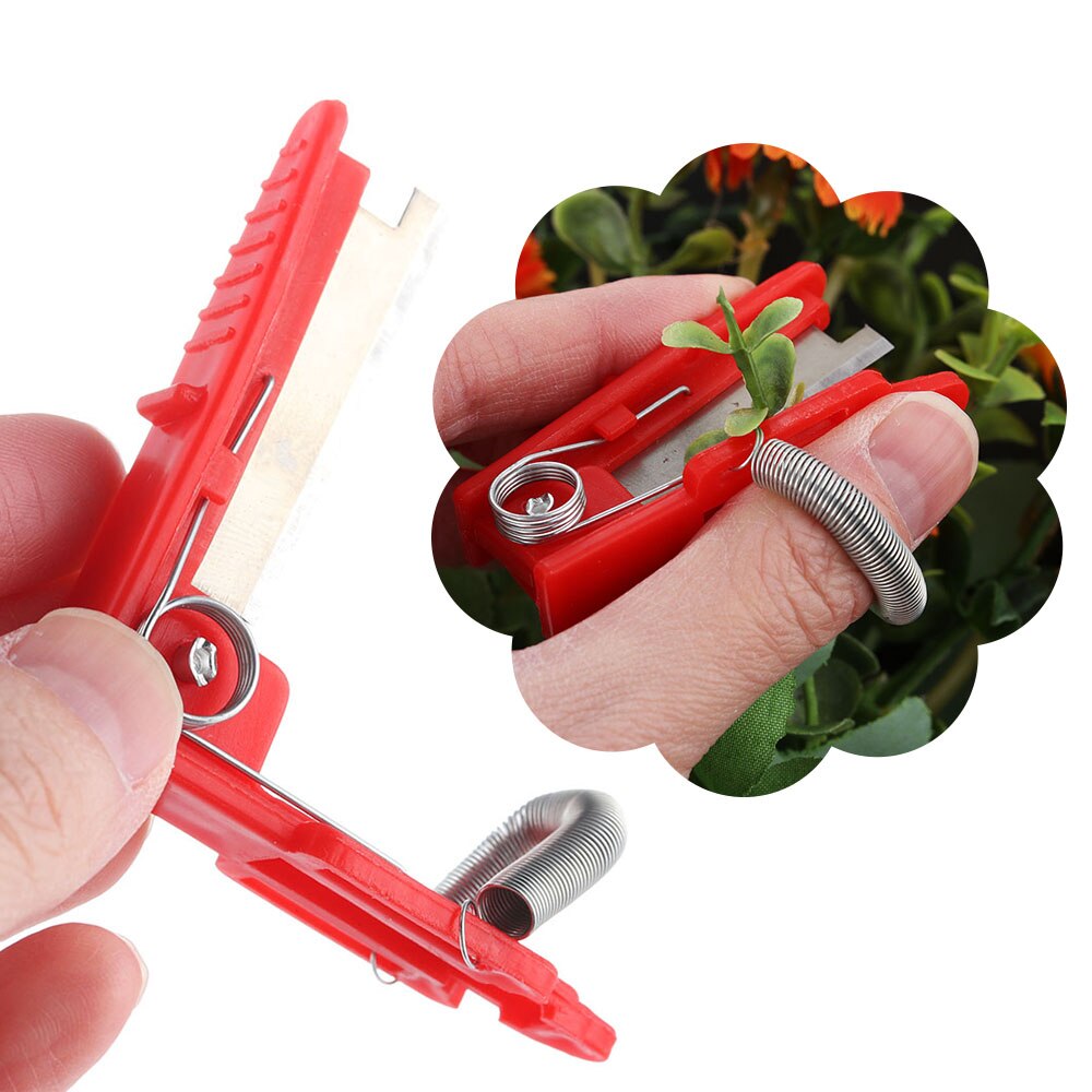 Silicone Thumb Cutter Finger Guards Garden Plant Fruit Vegetable Picking Tool Cut-resistant Finger Protector Sleeve Bean Picker: other 1Pc