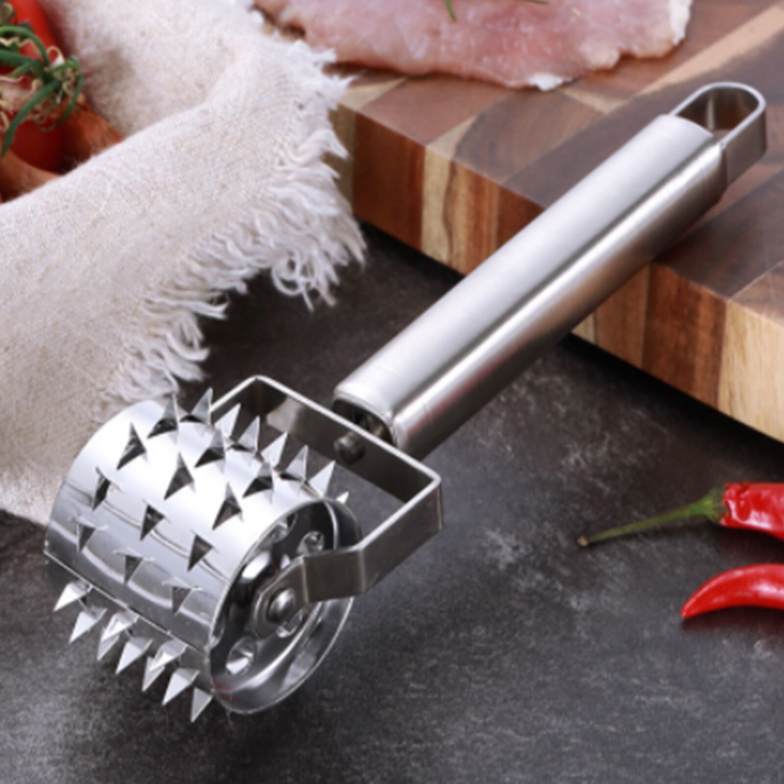 Professionele 304 Rvs Losse Vleesvermalser Handleiding Vlees Hamer Biefstuk Varkensvlees Ponders Keuken Tool Accessoires Benodigdheden