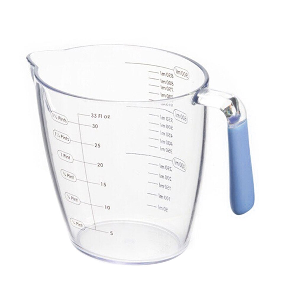 200ml/400ml/900ml Kitchen Plastic Scale Measuring Cup Bake Cooking Transparent Large Capacity Tool Measuring Cup for Baking: Default Title