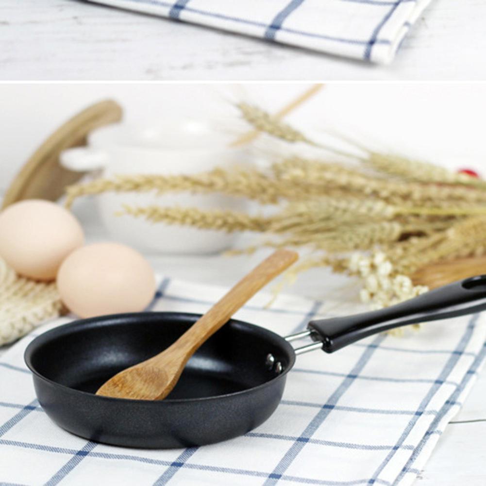 12Cm Mini Ei Koekenpan Non-stick Omelet Ontbijt Vlakke Bodem Pan