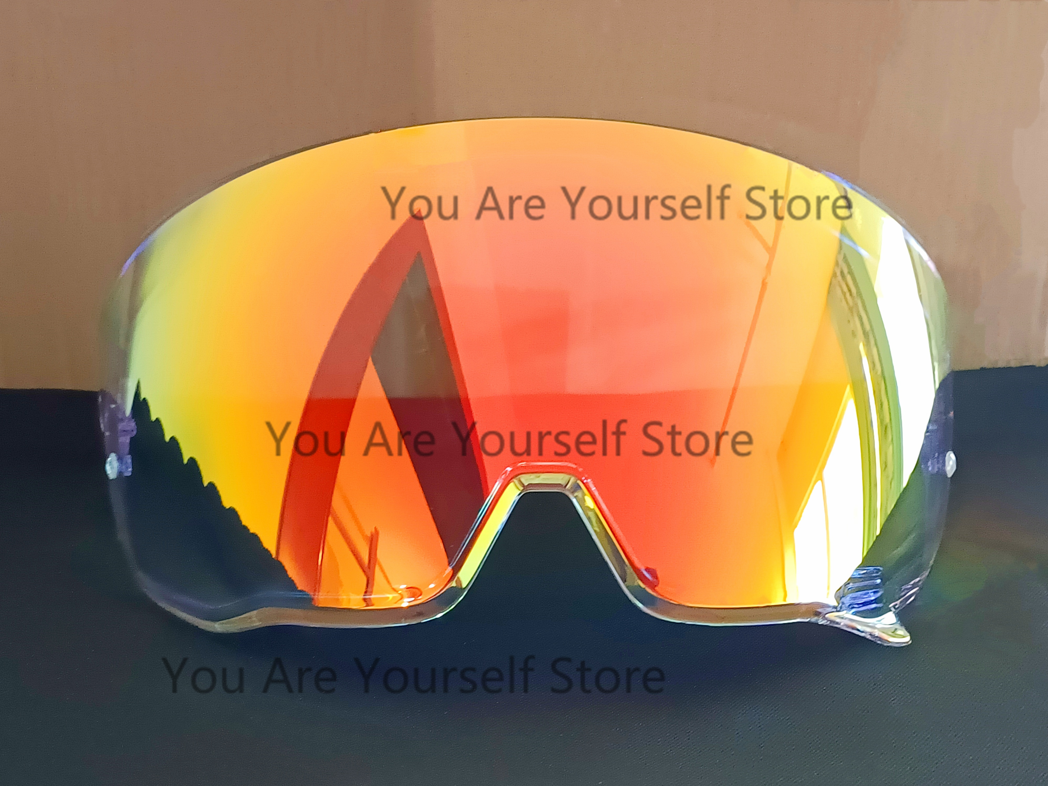 RUROC-Visor para casco de motocicleta ATLAS 3,0 4,0, gafas de protección, Visor de cristal, Accesorios de Mica: Negro