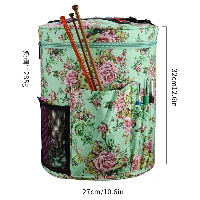 Sac de rangement de 17 Styles | Sac à tricoter, Crochet ménager, Crochet de laine, organisateur de laine de fil, Kit de couture, sac fourre-tout de tricot de fils avec sangle