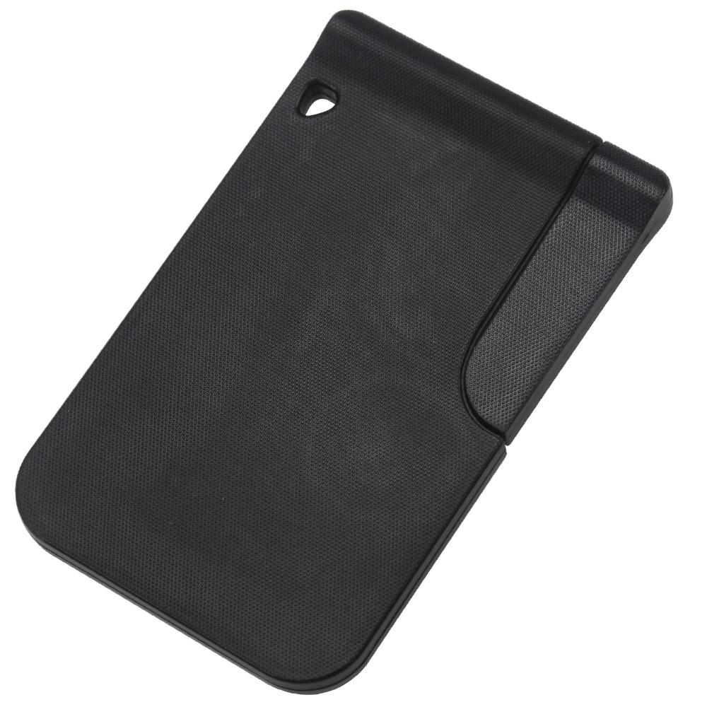 Jingyuqin 3 Knop Smart Card Voor Renault Clio Logan Megane 2 3 Koleos Scenic Card Case Zwart Autosleutelzakje shell Met Kleine Sleutel