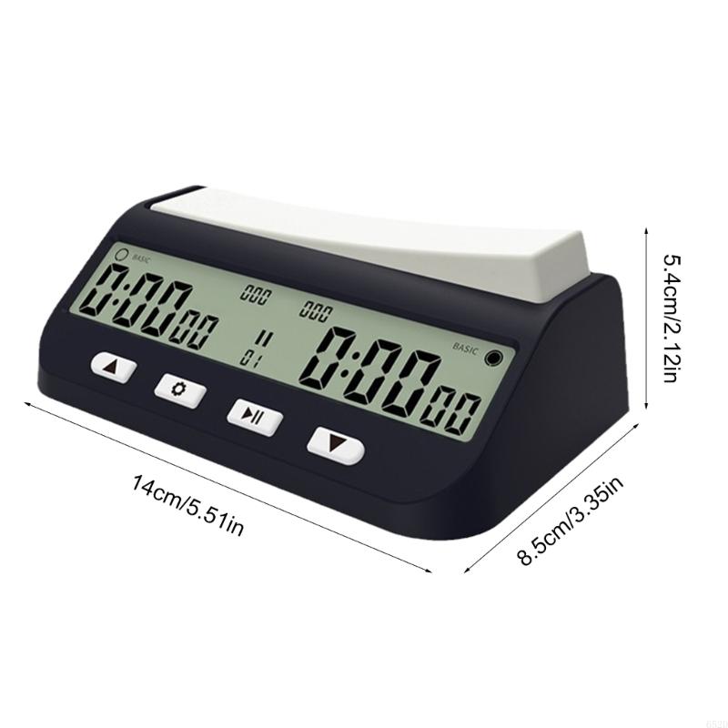 652d Schachuhr Professionelle digitale Schachschach Count Up Count Down Schachspiel Timer