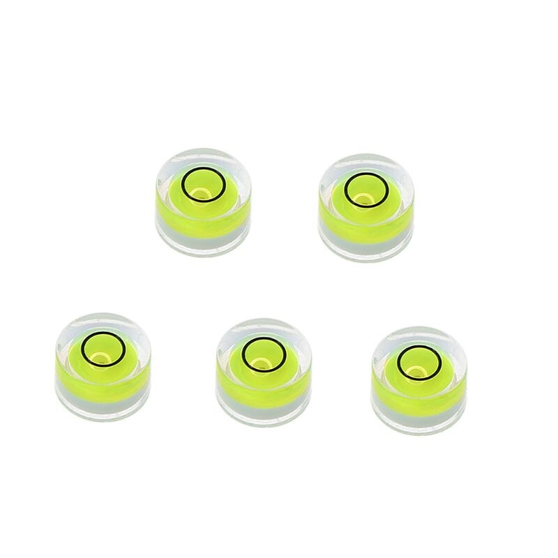 5 pièces niveau à bulle rond Mini niveau à bulle Bullseye niveau Instrument de mesure niveau à bulle: A-10x6mm